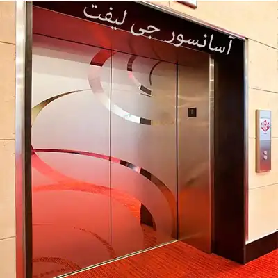 قیمت درب نیمه اتوماتیک آسانسور عرض 70 طراحان سیستم